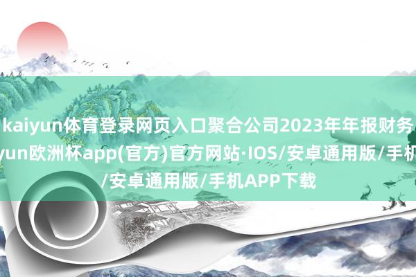 kaiyun体育登录网页入口聚合公司2023年年报财务数据-kaiyun欧洲杯app(官方)官方网站·IOS/安卓通用版/手机APP下载