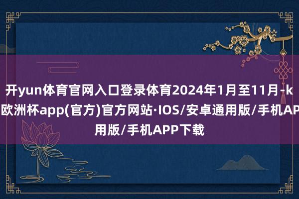 开yun体育官网入口登录体育2024年1月至11月-kaiyun欧洲杯app(官方)官方网站·IOS/安卓通用版/手机APP下载